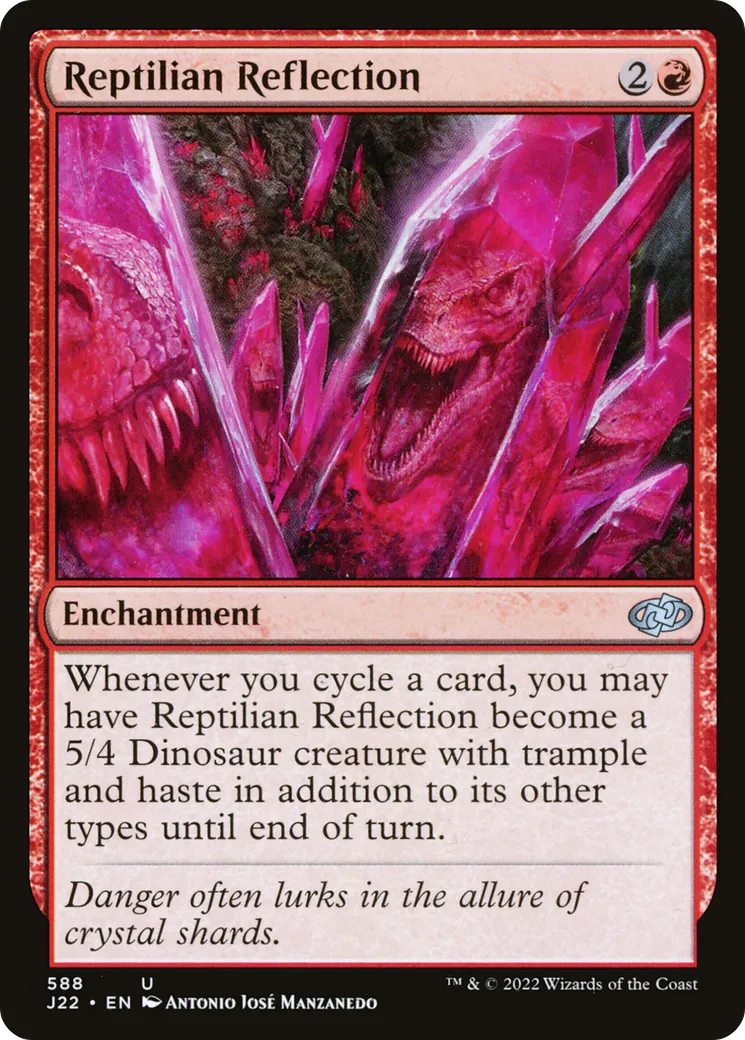 Reptilian Reflection from Jumpstart 2022 - Magic: The Gathering