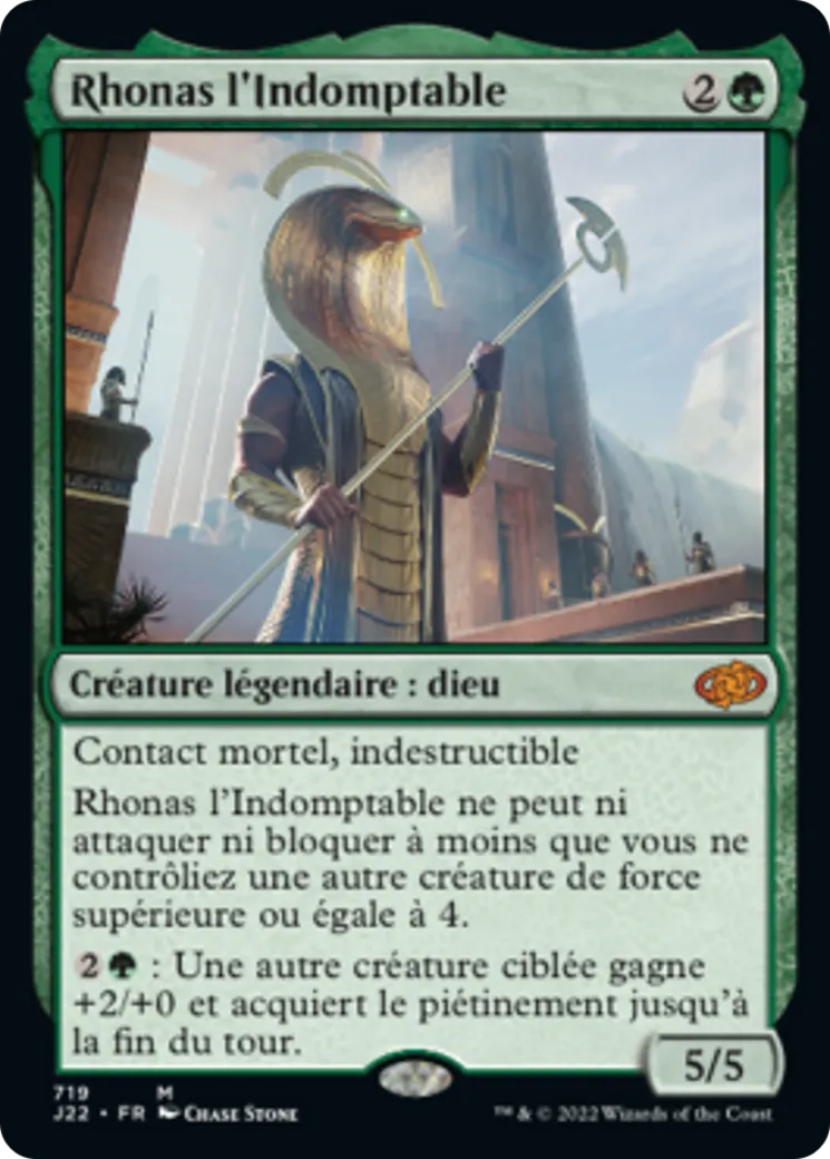 Rhonas l'Indomptable — Jumpstart 2022 — Magic: The Gathering