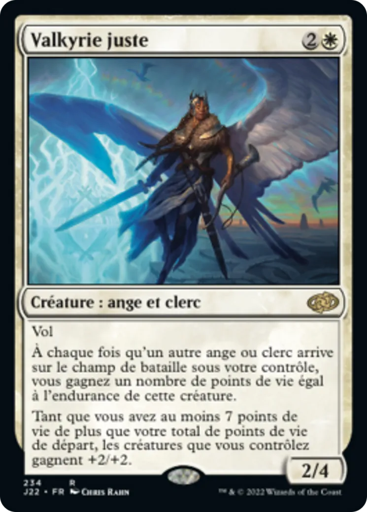 Valkyrie juste — Jumpstart 2022 — Magic: The Gathering