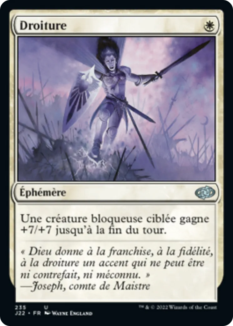 Droiture — Jumpstart 2022 — Magic: The Gathering