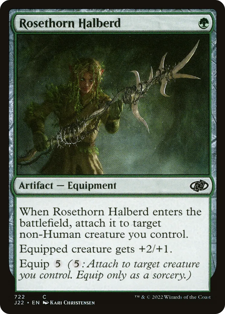 Rosethorn Halberd — Jumpstart 2022 — Magic: The Gathering
