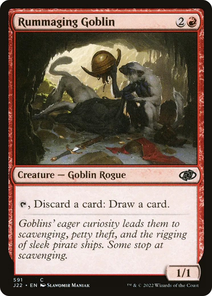 Rummaging Goblin — Jumpstart 2022 — Magic: The Gathering
