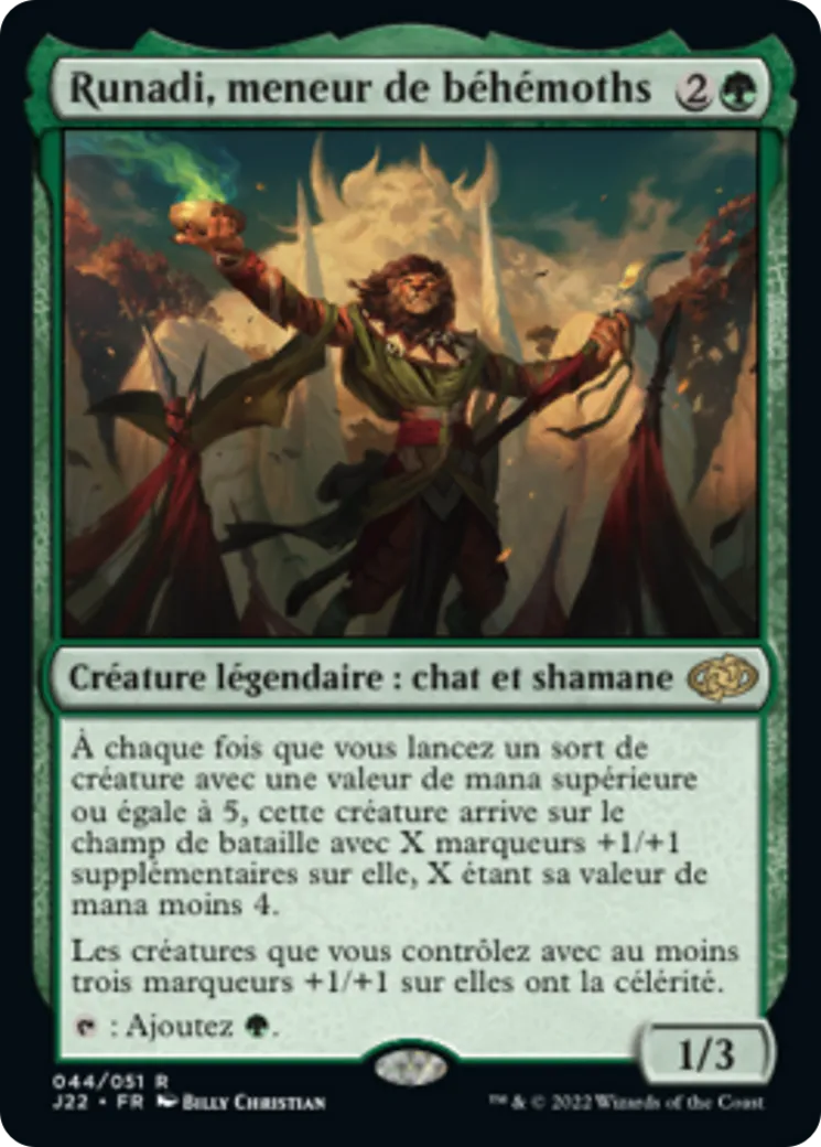 Runadi, meneur de béhémoths — Jumpstart 2022 — Magic: The Gathering