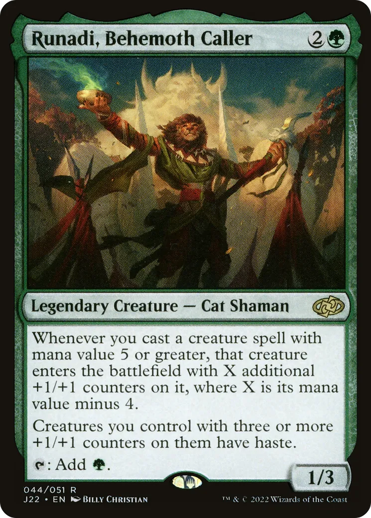 Runadi, Behemoth Caller — Jumpstart 2022 — Magic: The Gathering