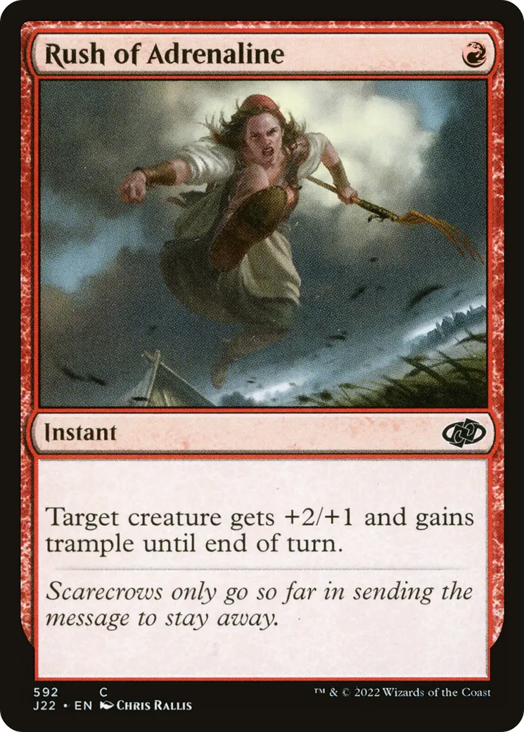 Rush of Adrenaline — Jumpstart 2022 — Magic: The Gathering