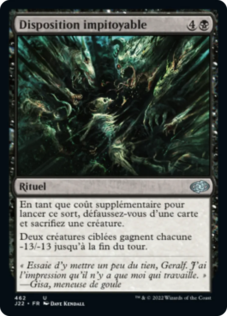 Disposition impitoyable — Jumpstart 2022 — Magic: The Gathering