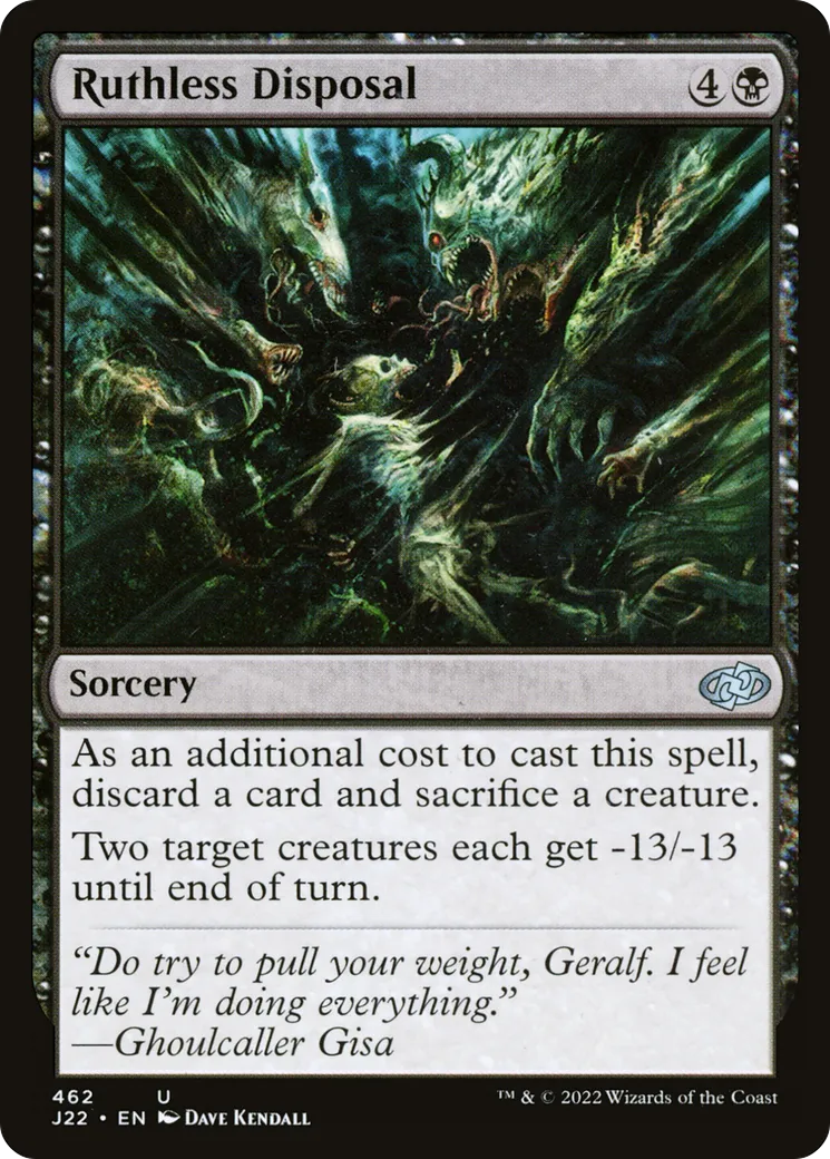 Ruthless Disposal — Jumpstart 2022 — Magic: The Gathering