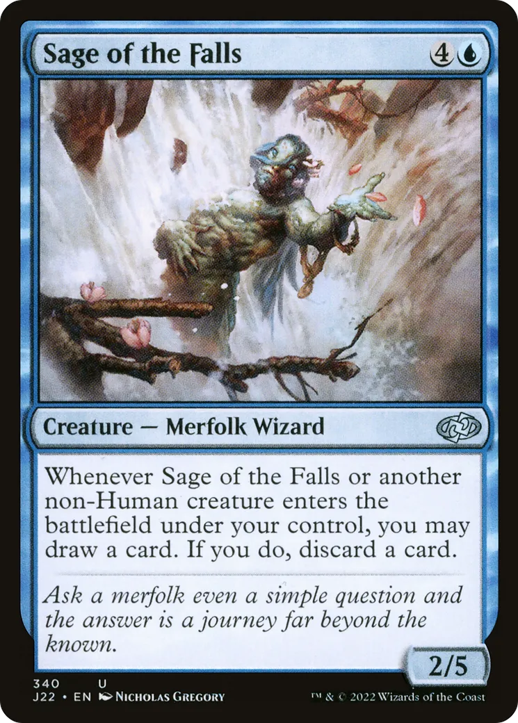 Sage of the Falls — Jumpstart 2022 — Magic: The Gathering