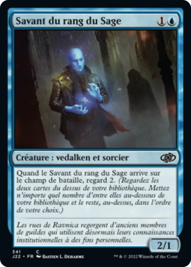Savant du rang du Sage — Jumpstart 2022 — Magic: The Gathering