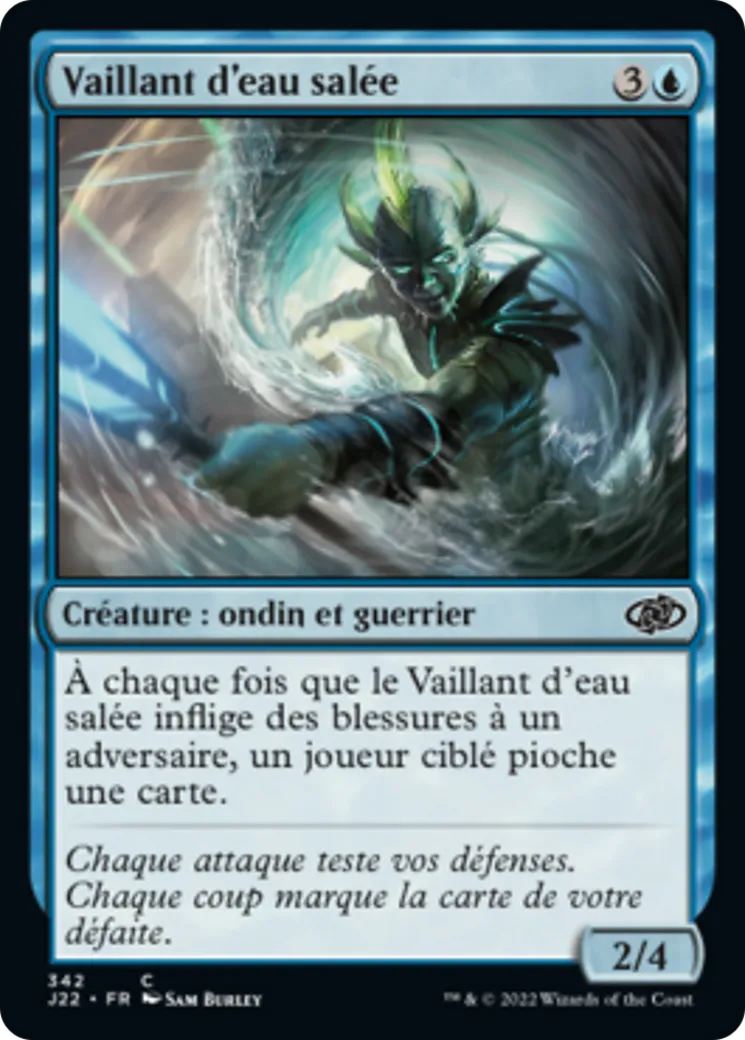 Vaillant d'eau salée — Jumpstart 2022 — Magic: The Gathering