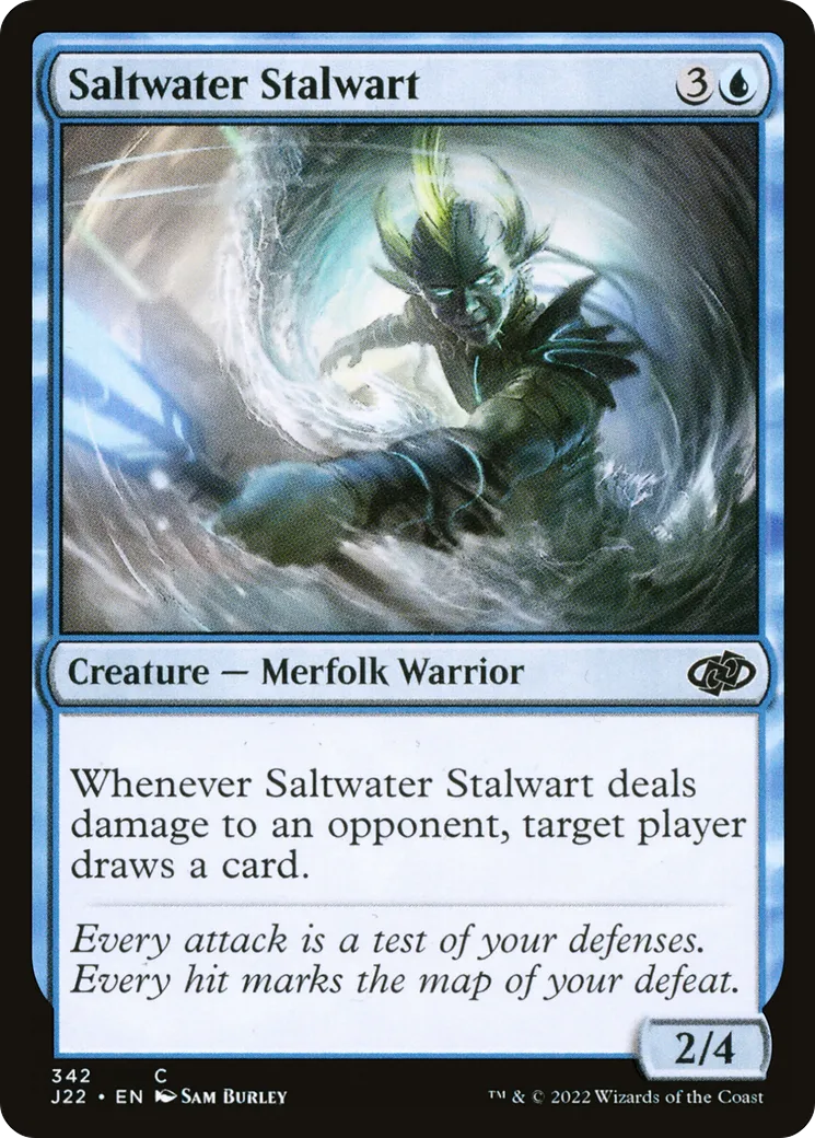Saltwater Stalwart — Jumpstart 2022 — Magic: The Gathering