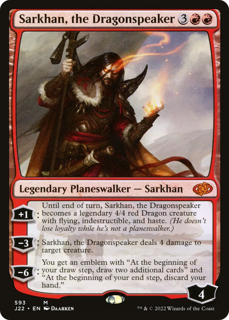 Sarkhan, the Dragonspeaker — Jumpstart 2022 — Magic: The Gathering