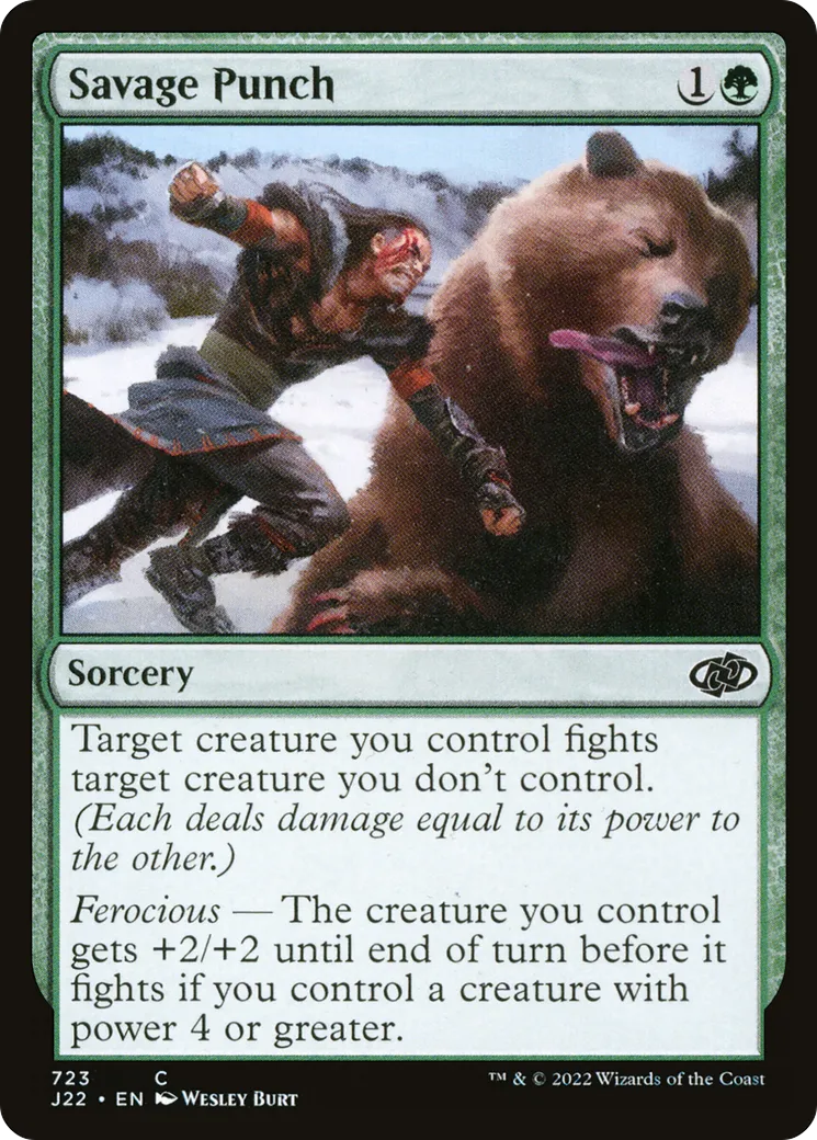 Savage Punch — Jumpstart 2022 — Magic: The Gathering