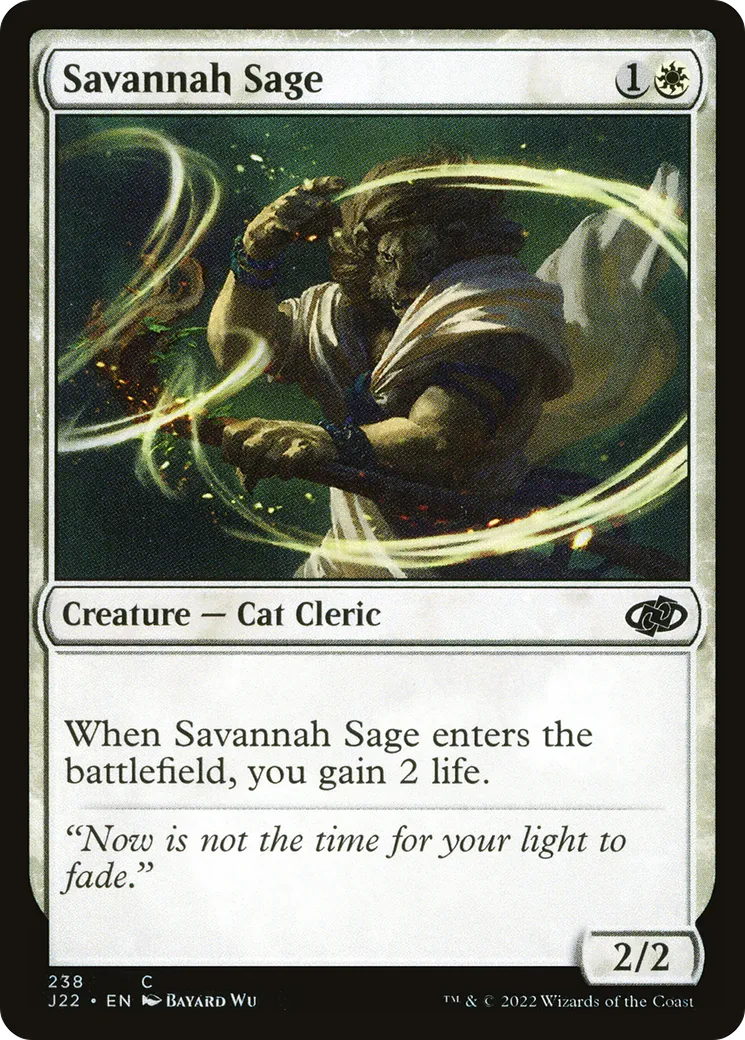 Savannah Sage — Jumpstart 2022 — Magic: The Gathering