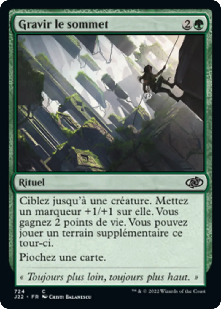 Gravir le sommet — Jumpstart 2022 — Magic: The Gathering
