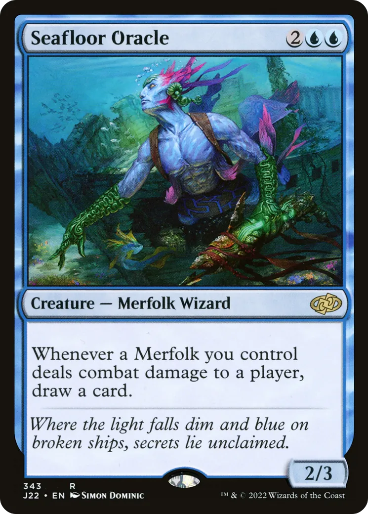Seafloor Oracle — Jumpstart 2022 — Magic: The Gathering