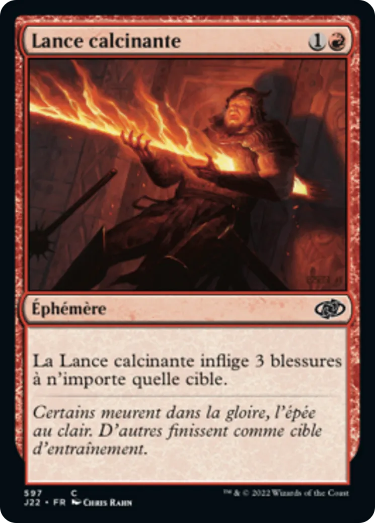 Lance calcinante — Jumpstart 2022 — Magic: The Gathering