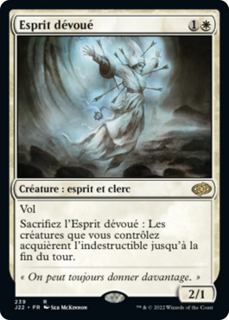 Esprit dévoué — Jumpstart 2022 — Magic: The Gathering