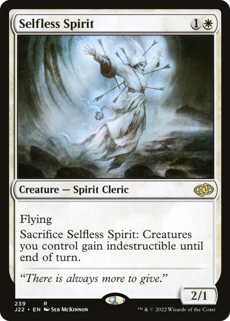 Selfless Spirit — Jumpstart 2022 — Magic: The Gathering