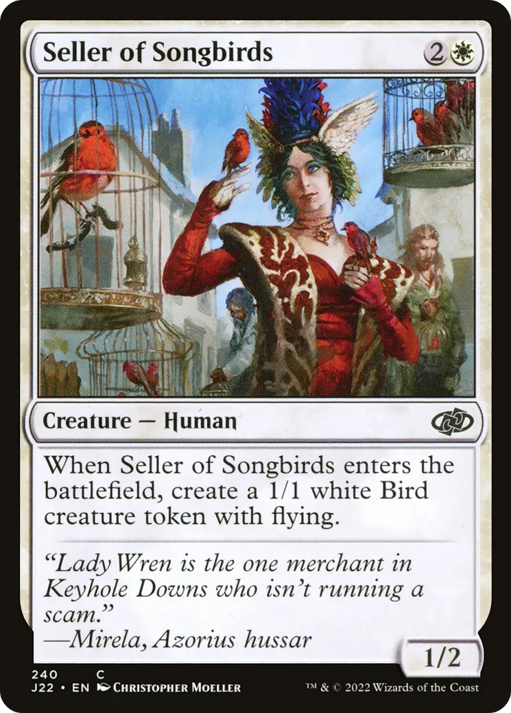 Seller of Songbirds — Jumpstart 2022 — Magic: The Gathering