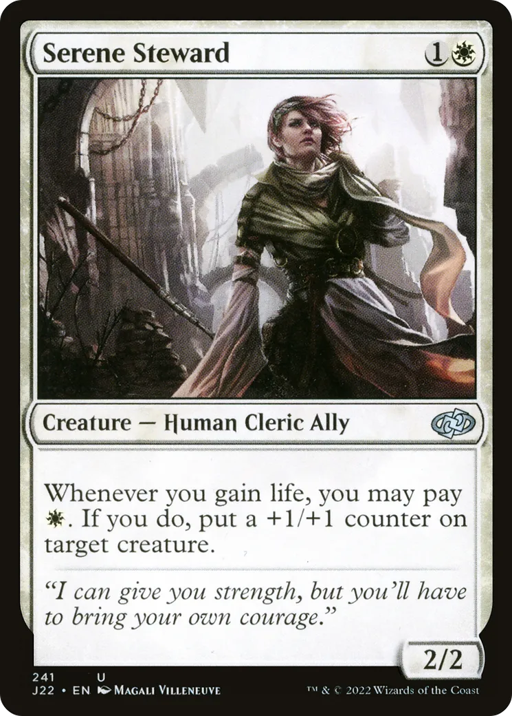 Serene Steward — Jumpstart 2022 — Magic: The Gathering