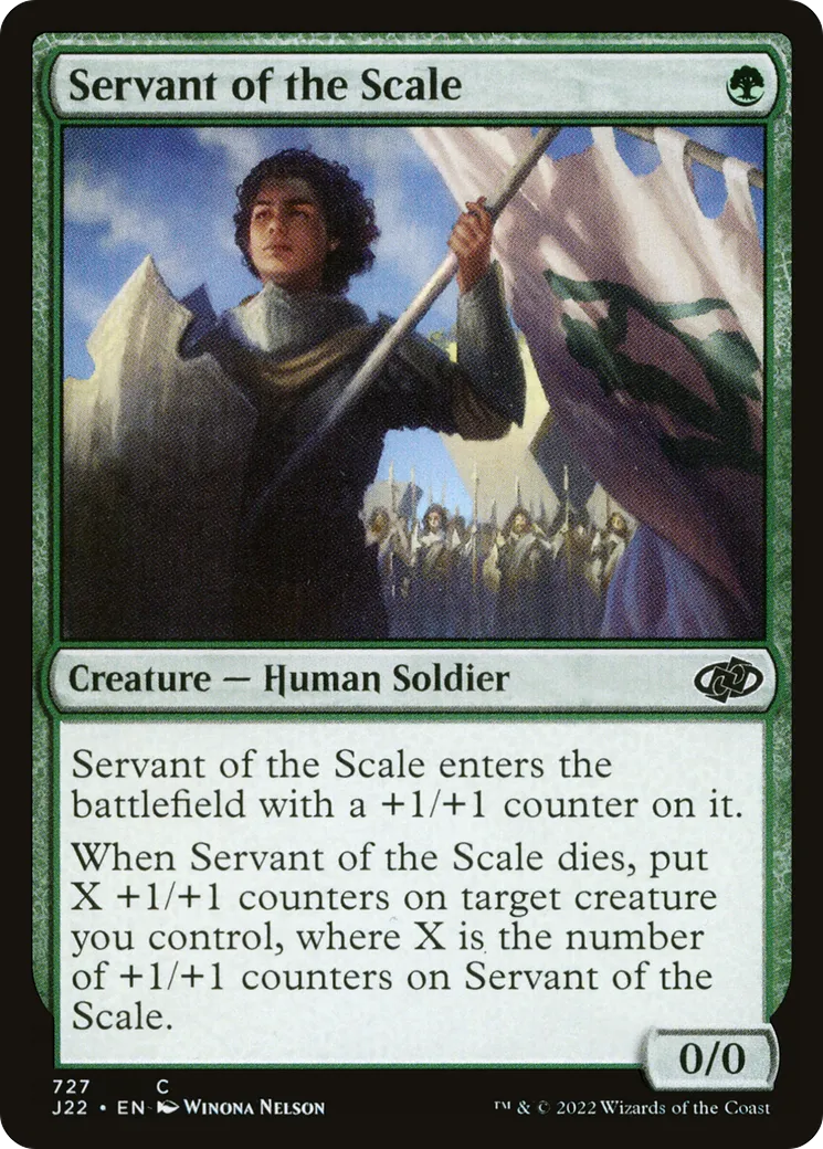Servant of the Scale — Jumpstart 2022 — Magic: The Gathering