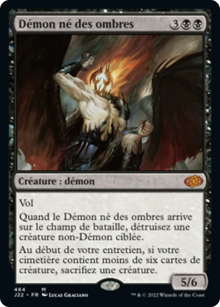 Démon né des ombres — Jumpstart 2022 — Magic: The Gathering
