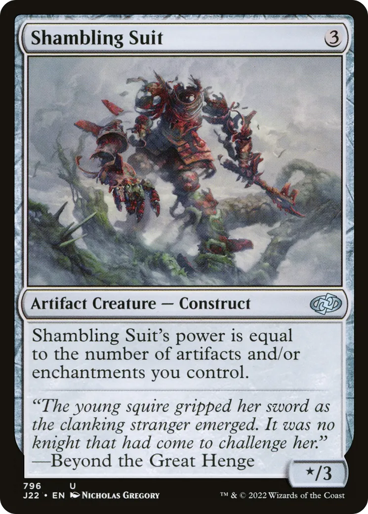 Shambling Suit — Jumpstart 2022 — Magic: The Gathering