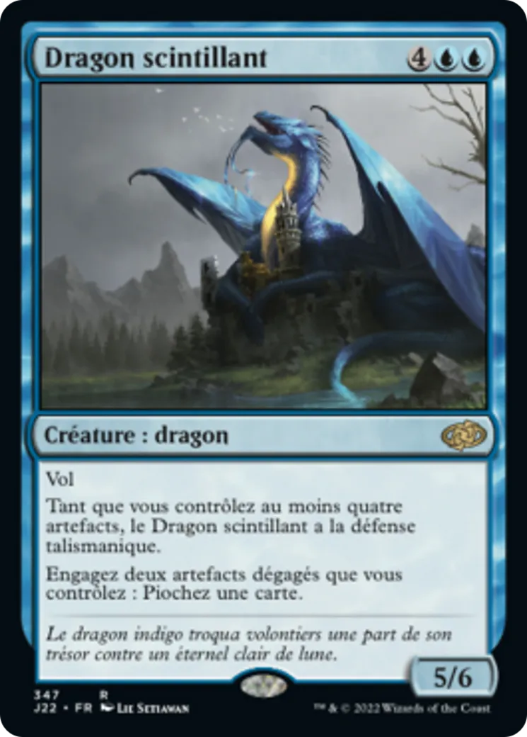 Dragon scintillant — Jumpstart 2022 — Magic: The Gathering