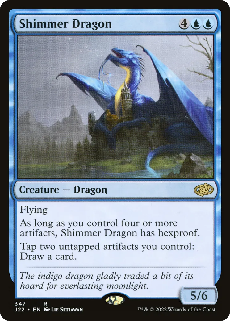 Shimmer Dragon — Jumpstart 2022 — Magic: The Gathering
