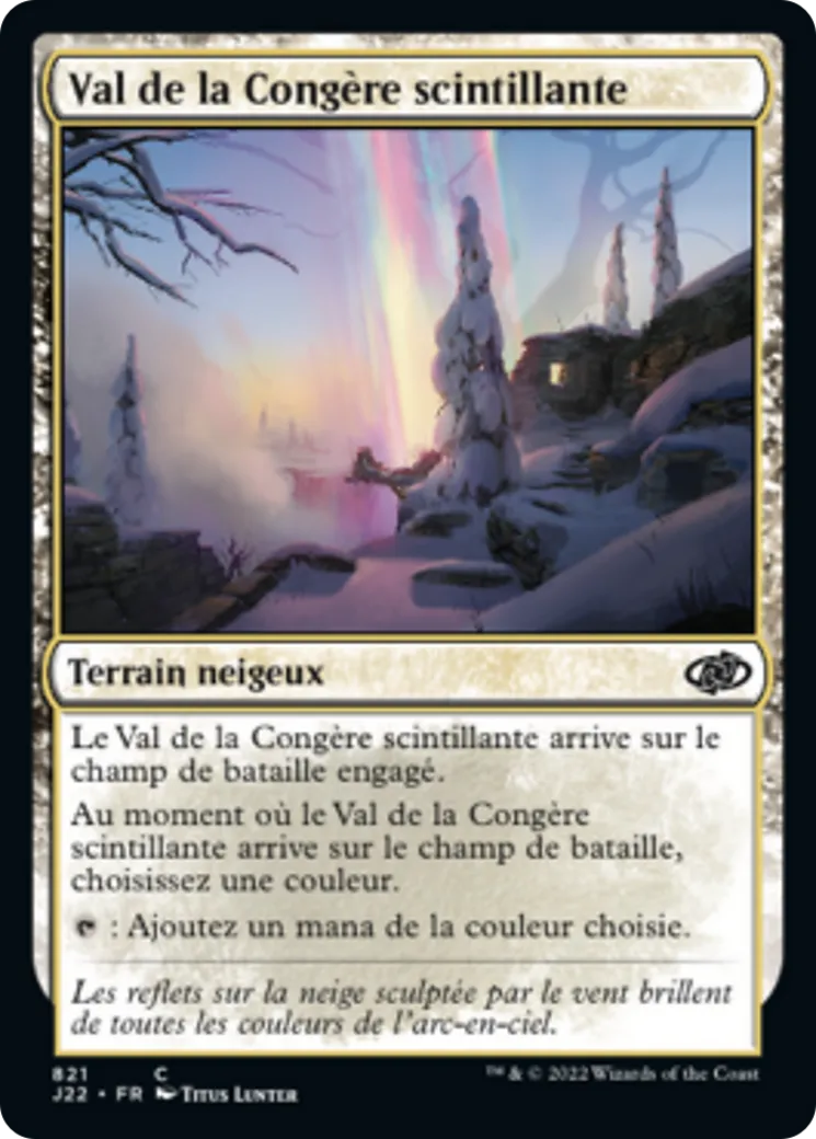 Val de la Congère scintillante — Jumpstart 2022 — Magic: The Gathering