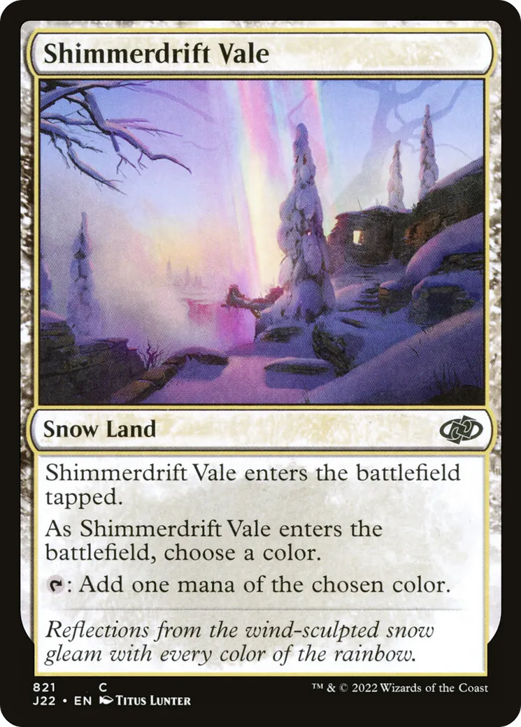Shimmerdrift Vale — Jumpstart 2022 — Magic: The Gathering