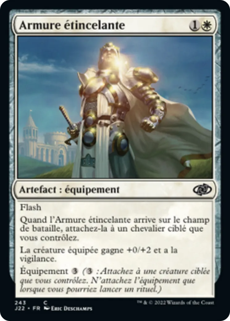 Armure étincelante — Jumpstart 2022 — Magic: The Gathering