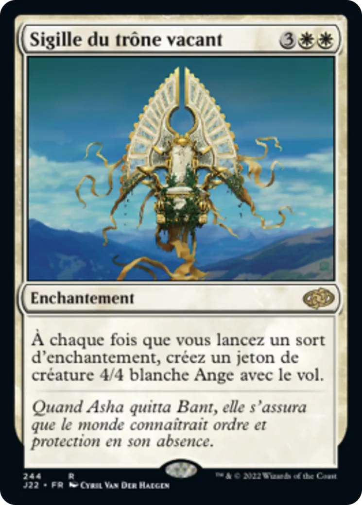 Sigille du trône vacant — Jumpstart 2022 — Magic: The Gathering