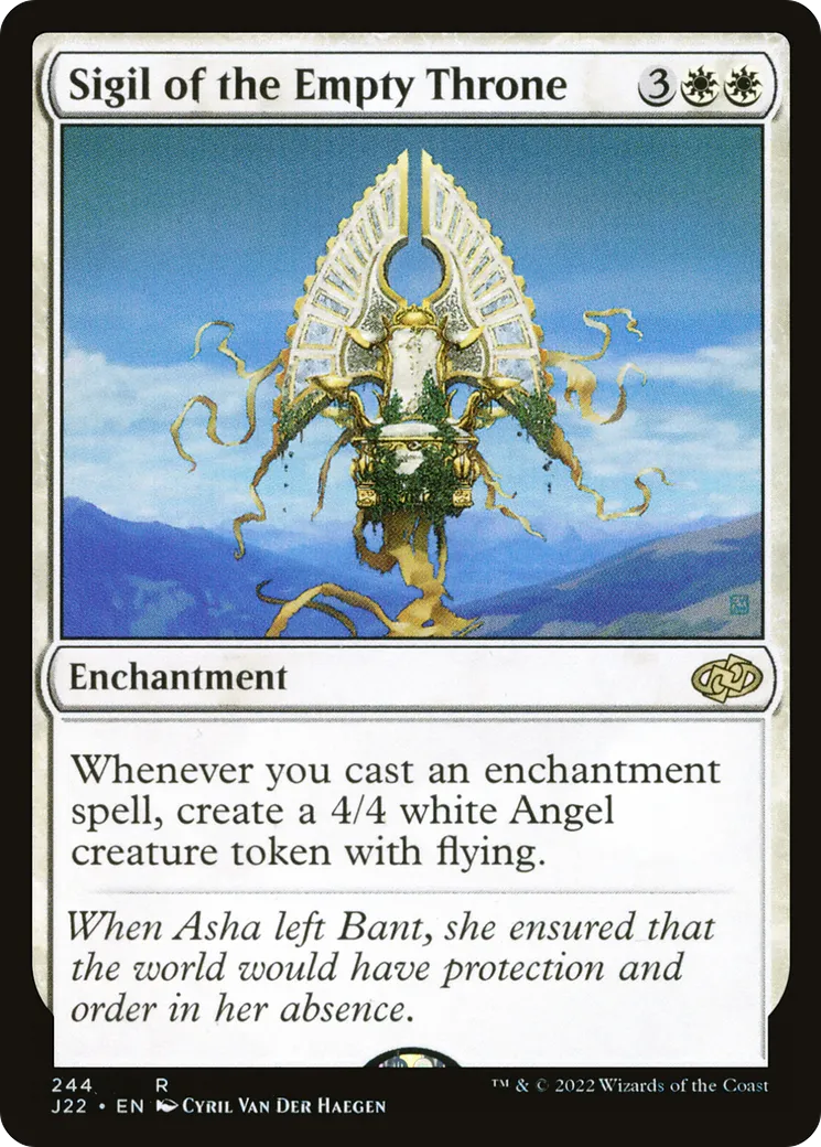 Sigil of the Empty Throne — Jumpstart 2022 — Magic: The Gathering