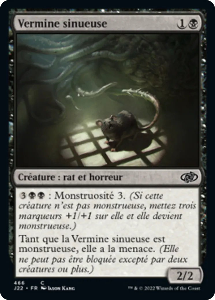 Vermine sinueuse — Jumpstart 2022 — Magic: The Gathering