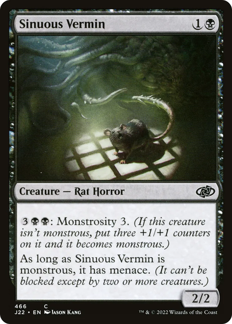 Sinuous Vermin — Jumpstart 2022 — Magic: The Gathering