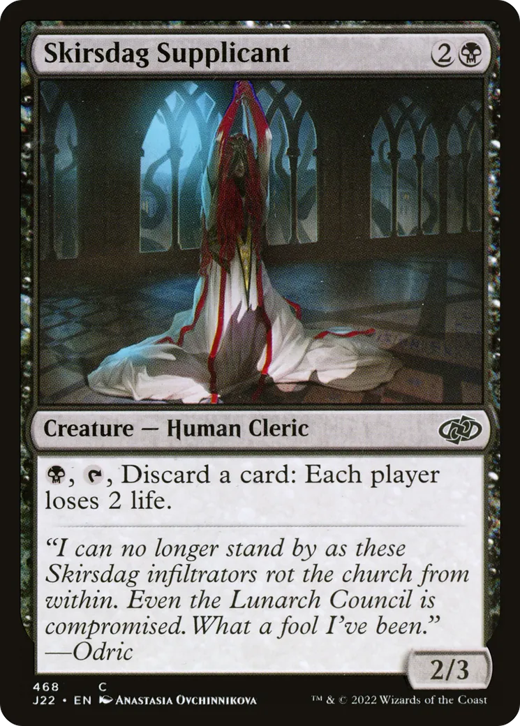 Skirsdag Supplicant — Jumpstart 2022 — Magic: The Gathering