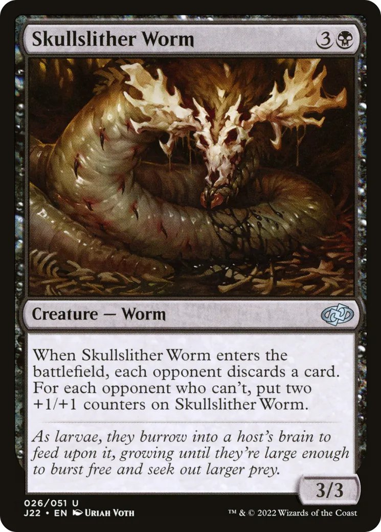 Skullslither Worm — Jumpstart 2022 — Magic: The Gathering