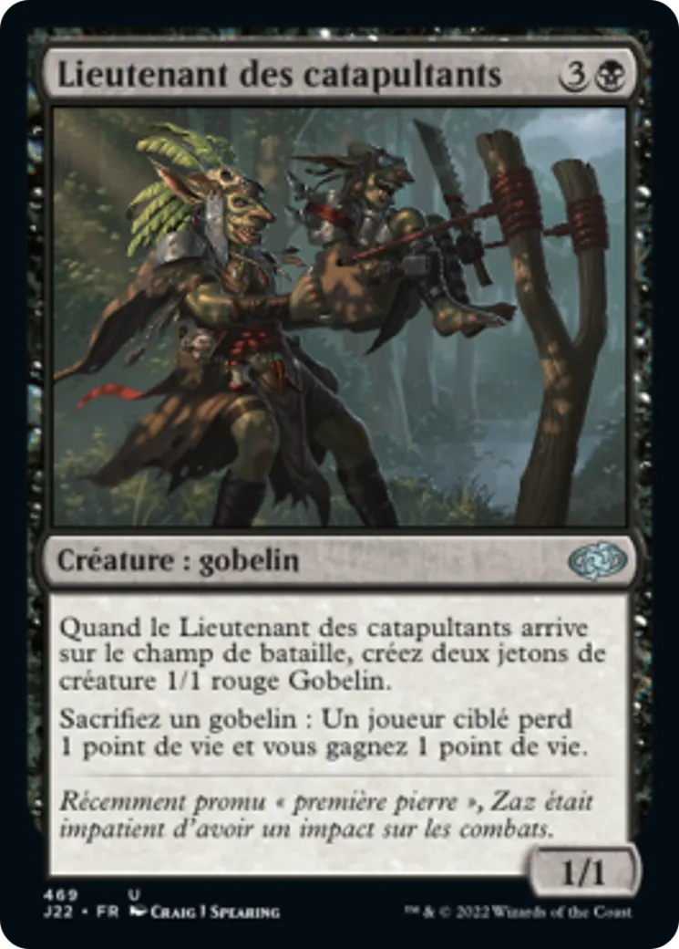 Lieutenant des catapultants — Jumpstart 2022 — Magic: The Gathering