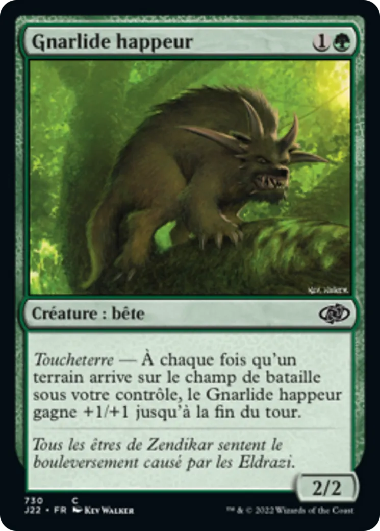 Gnarlide happeur — Jumpstart 2022 — Magic: The Gathering