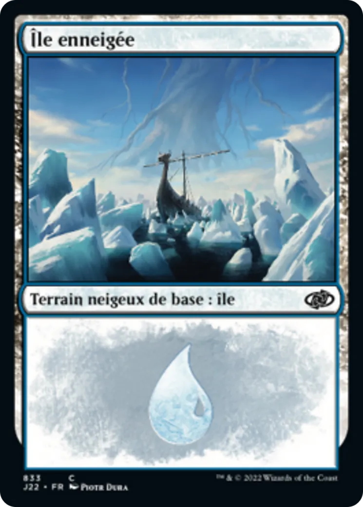 Île enneigée — Jumpstart 2022 — Magic: The Gathering