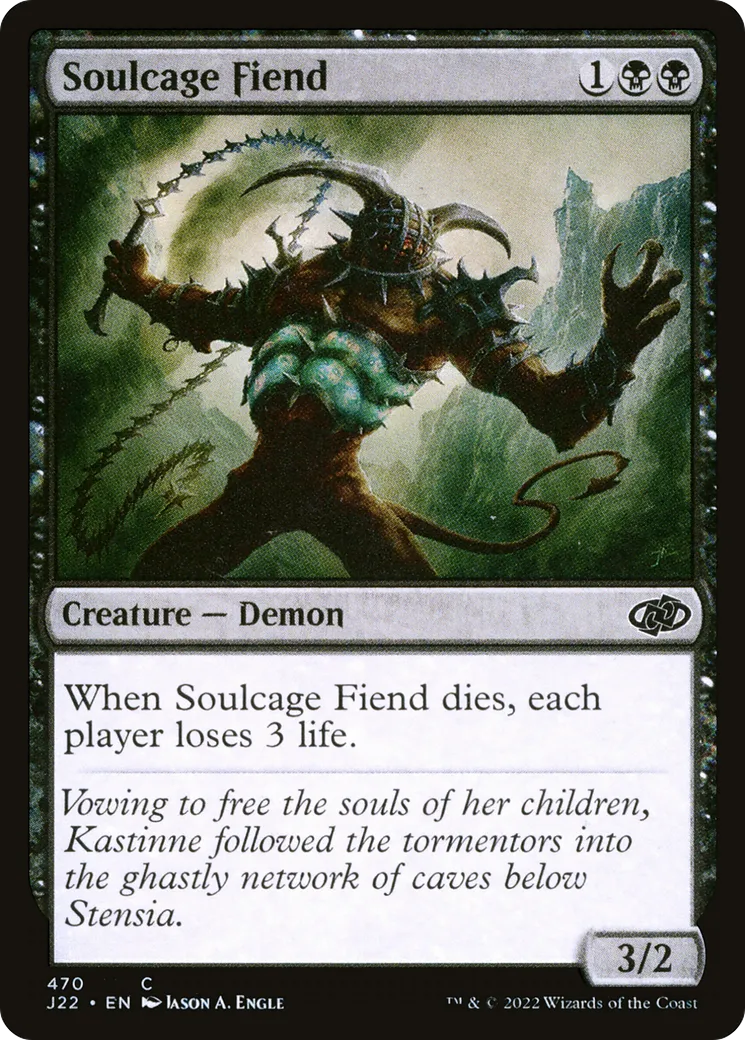 Soulcage Fiend — Jumpstart 2022 — Magic: The Gathering