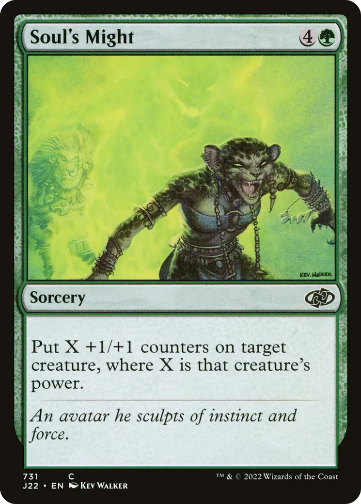 Soul's Might — Jumpstart 2022 — Magic: The Gathering
