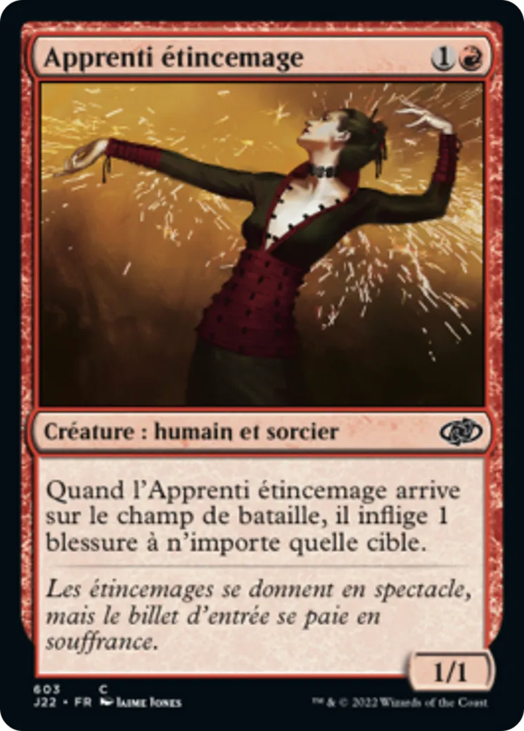 Apprentie étincemage — Jumpstart 2022 — Magic: The Gathering