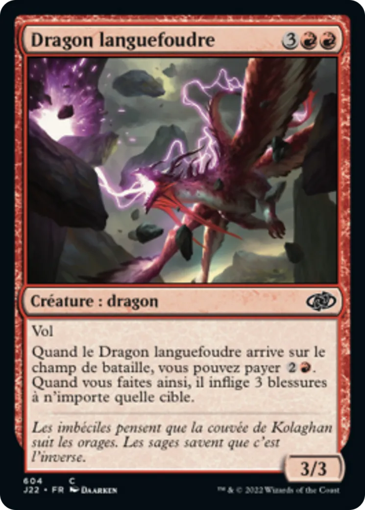 Dragon languefoudre — Jumpstart 2022 — Magic: The Gathering