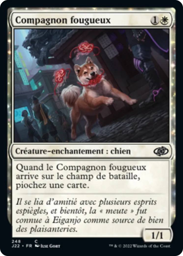 Compagnon fougueux — Jumpstart 2022 — Magic: The Gathering