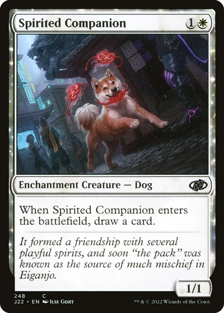 Spirited Companion — Jumpstart 2022 — Magic: The Gathering