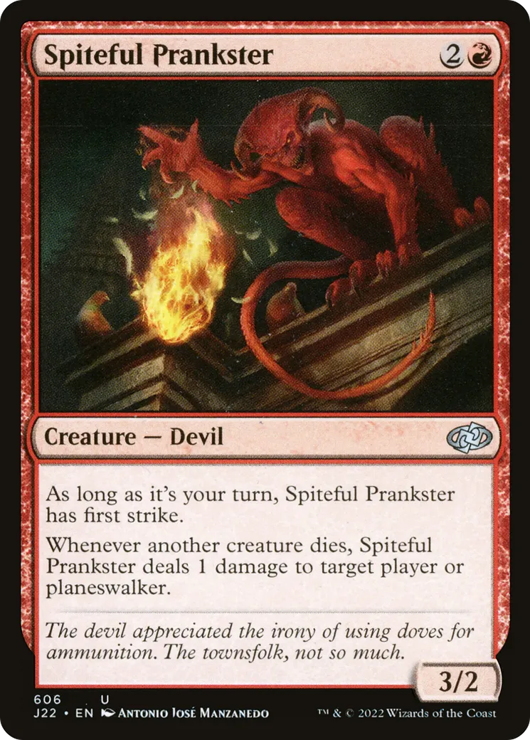 Spiteful Prankster — Jumpstart 2022 — Magic: The Gathering