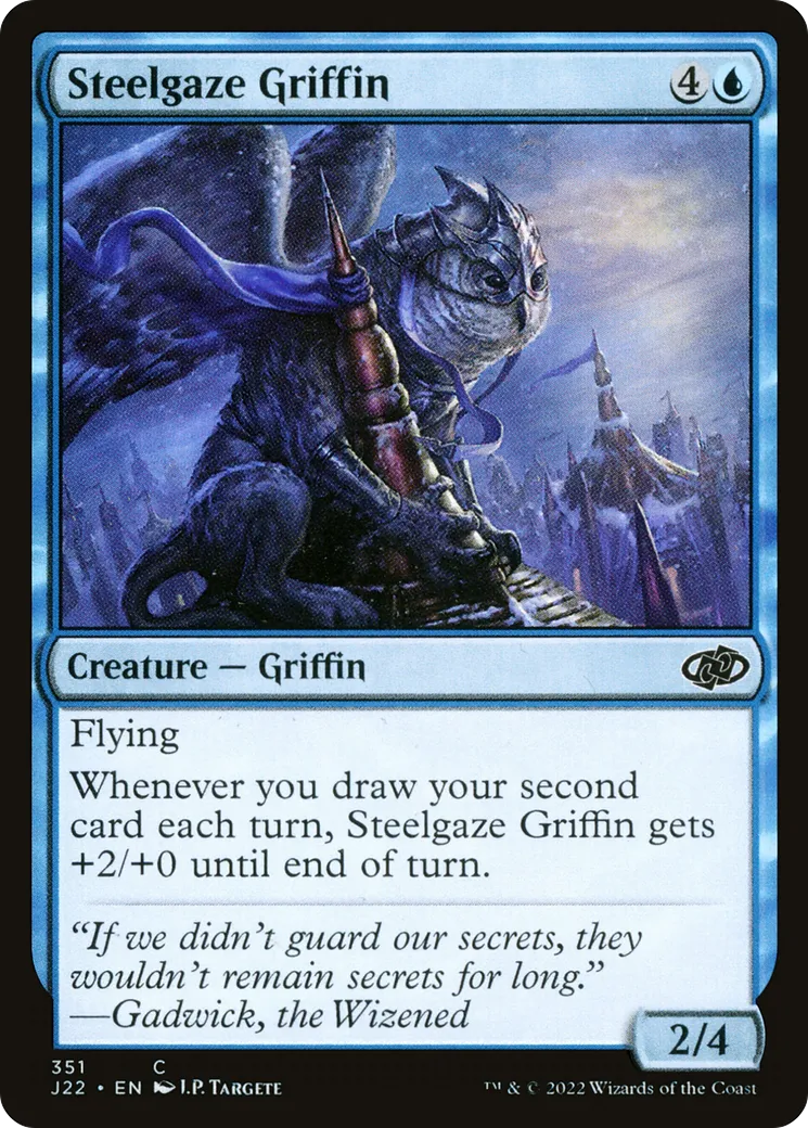 Steelgaze Griffin — Jumpstart 2022 — Magic: The Gathering
